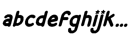 Christmas Starshine Italic FONT