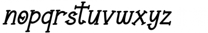 Christmas Surprise Italic Font LOWERCASE