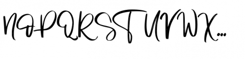 Christophers Handwriting Regular Font UPPERCASE