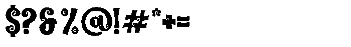 Chromafunk Font OTHER CHARS