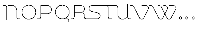 Chromaliner Core Font UPPERCASE
