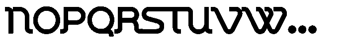 Chromaliner Penta Color G Font UPPERCASE