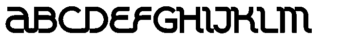 Chromaliner Uni Font UPPERCASE