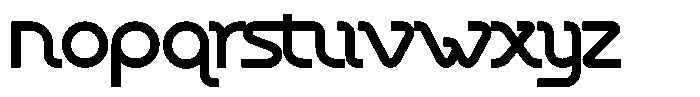 Chromaliner Uni Font LOWERCASE
