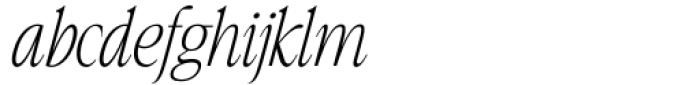 Chromate Italic Font LOWERCASE