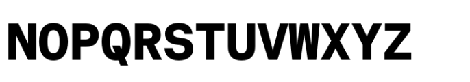 Chromatic Mono Pro Bold Font UPPERCASE