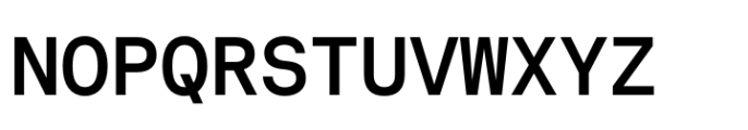 Chromatic Mono Pro Medium Font UPPERCASE