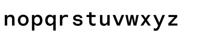 Chromatic Mono Pro Medium Font LOWERCASE