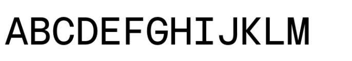 Chromatic Mono Pro Regular Font UPPERCASE