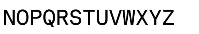 Chromatic Mono Pro Regular Font UPPERCASE