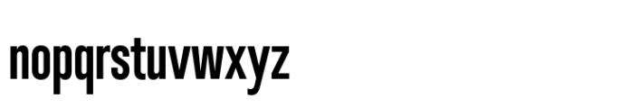 Chromatic Pro Compressed SemiBold Font LOWERCASE