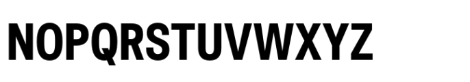 Chromatic Pro Condensed Bold Font UPPERCASE