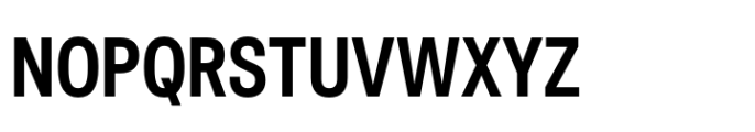 Chromatic Pro Condensed SemiBold Font UPPERCASE