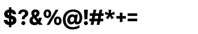 Chromatic Pro Grotesque Bold Font OTHER CHARS