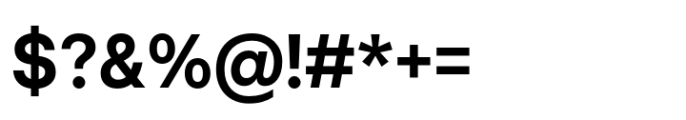 Chromatic Pro Grotesque SemiBold Font OTHER CHARS
