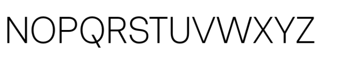 Chromatic Pro Grotesque Thin Font UPPERCASE