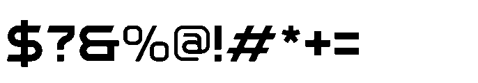 Chrome Quantum Regular Font OTHER CHARS