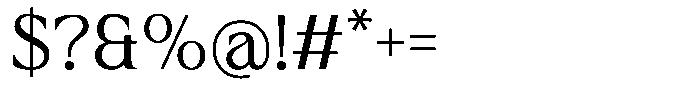 Chromeo Font OTHER CHARS