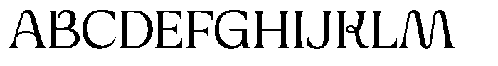 Chromeo Font UPPERCASE