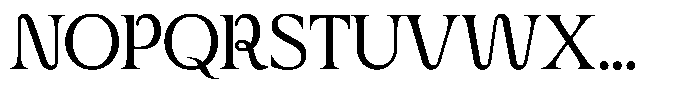 Chromeo Font UPPERCASE