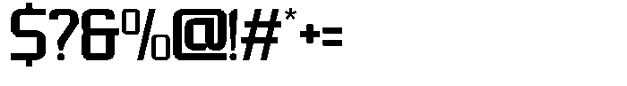 Chronext Font OTHER CHARS