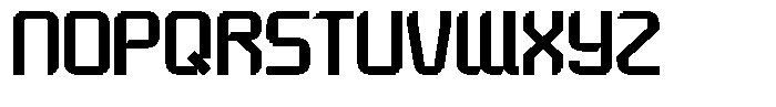 Chronext Font LOWERCASE