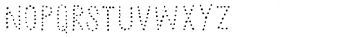 Chronic Dusty Dots Font UPPERCASE