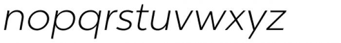 Chronica Pro Light Italic Font LOWERCASE