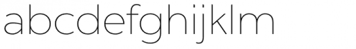 Chronica Pro Thin Font LOWERCASE