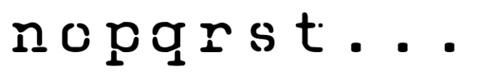 Chronicles Secret Blur Regular Font LOWERCASE