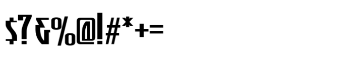 Chronopolis Heavy Font OTHER CHARS