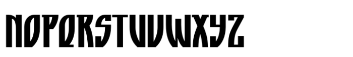 Chronopolis Warp Heavy Font UPPERCASE