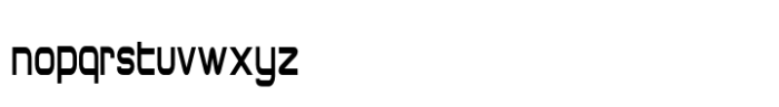 Chronosfer Condensed Regular Font LOWERCASE