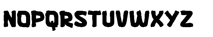 Chruncy Cacao Font UPPERCASE