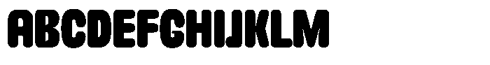 Chubba Font UPPERCASE