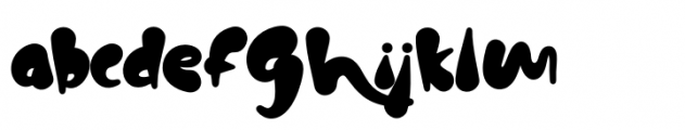 Chubby Elephant Regular Font LOWERCASE