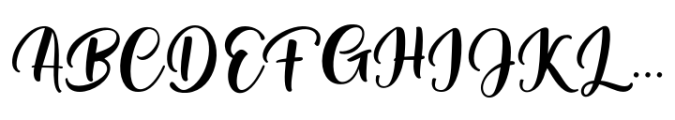 Chubby Girl Font UPPERCASE