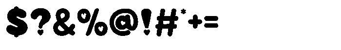 Chubby Hearts Font OTHER CHARS