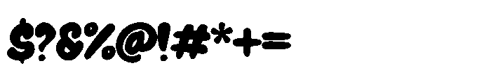 Chubby Popz Font OTHER CHARS
