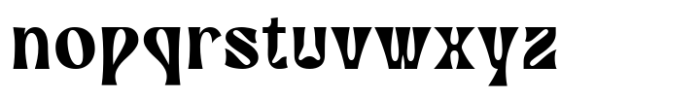 Chubera Font LOWERCASE