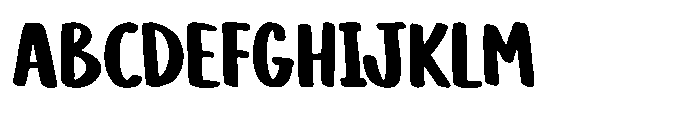 Chubikoly Font UPPERCASE