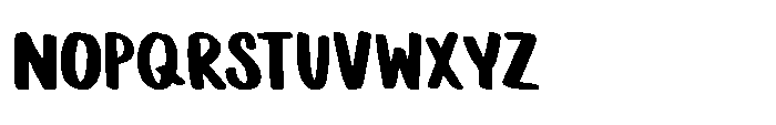 Chubikoly Font LOWERCASE