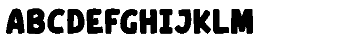 Chubsy Snack Font UPPERCASE