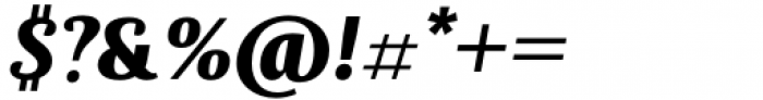 Chucara Next Black Italic Font OTHER CHARS