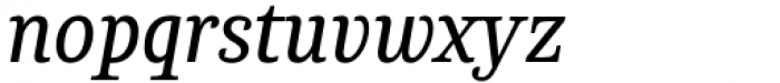 Chucara Next Regular Italic Font LOWERCASE