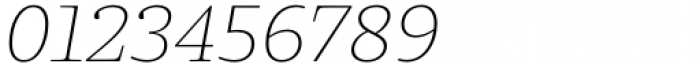 Chucara Next Thin Italic Font OTHER CHARS