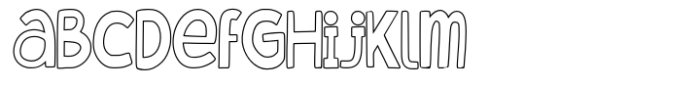 Chuckle Charm Outline FONT