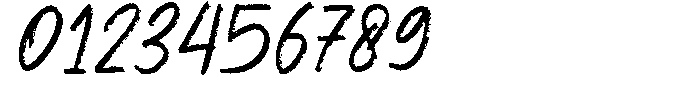 Chucky Chalk Italic Font OTHER CHARS