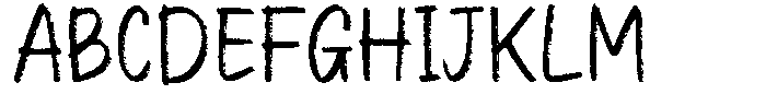 Chucky Chalk Regular Font UPPERCASE