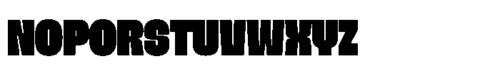 Chuner Font UPPERCASE